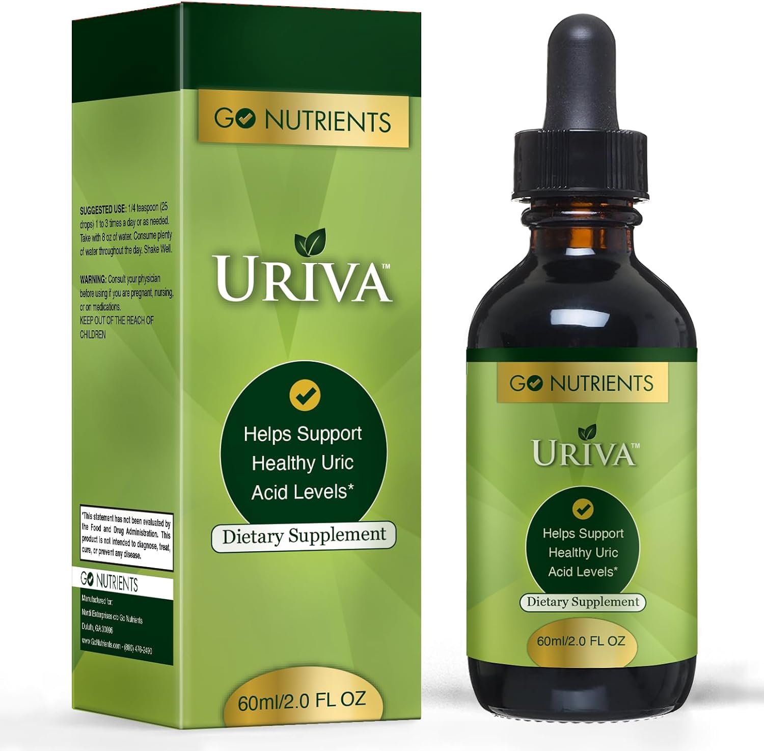Go Nutrients Uriva Advanced Uric Acid Flush Cleanse review