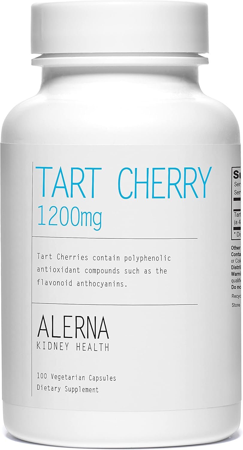 Tart Cherry Extract 1200 mg, 100 Vegetarian Capsules - Gluten Free, Non-GMO