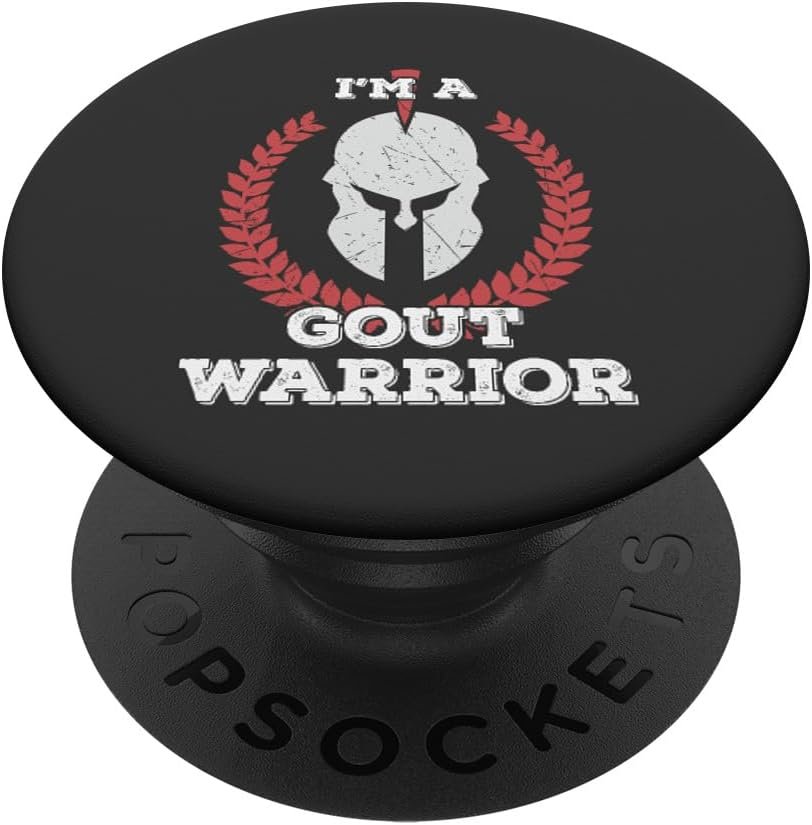 Im a Gout Warrior Gout Awareness PopSockets Standard PopGrip