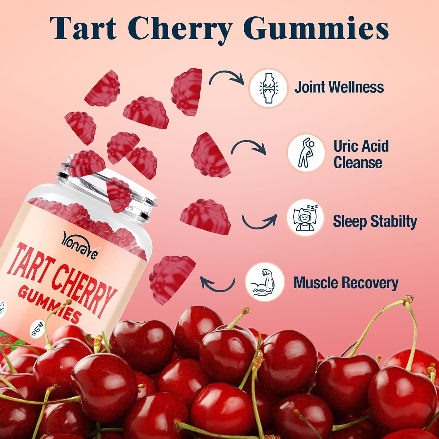 3300mg Tart Cherry Gummies review