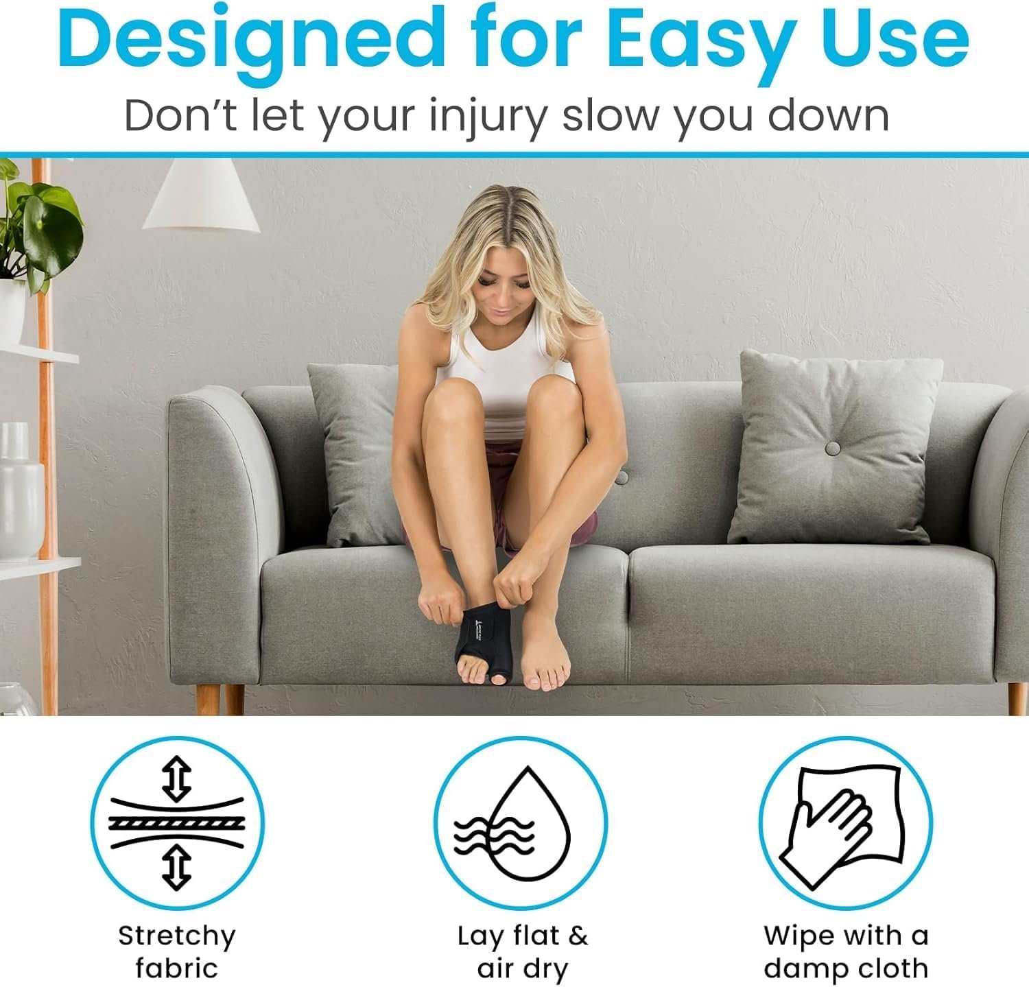 Arctic Flex Foot Ice Pack (Pair) Toe Wrap for Bunion, Plantar Fasciitis, Hallux Valgus, Gout, Swelling Injuries - Cold Heat Gel Therapy for Joint Pain Relief Feet Recovery - Reusable Compression Arctic Flex Foot Ice Pack (Pair) Toe Wrap for Bunion, Plantar Fasciitis, Hallux Valgus, Gout, Swelling Injuries - Cold Heat Gel Therapy for Joint Pain Relief Feet Recovery - Reusable Compression