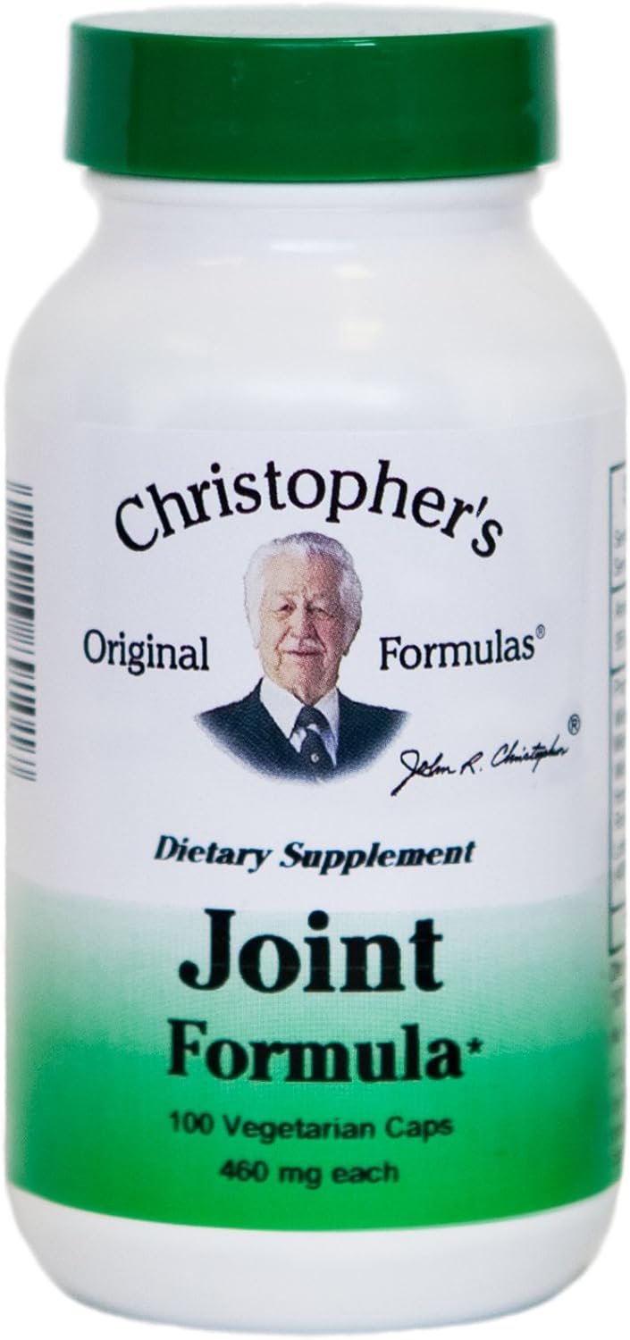 Christophers Original Formulas Joint Formula – 100 Vegetarian Capsules – Synergistic Herbal Blend for Joint Support – Made in The USA